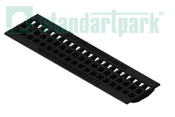 Решетка водоприемная Basic DN100 чугунная ячеиcтая кл. С250