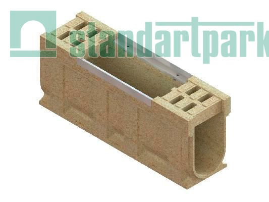 Блок монолитный водоотводный CompoMax полимербетонный ревизионный DN200 h41 кл. Е 759557