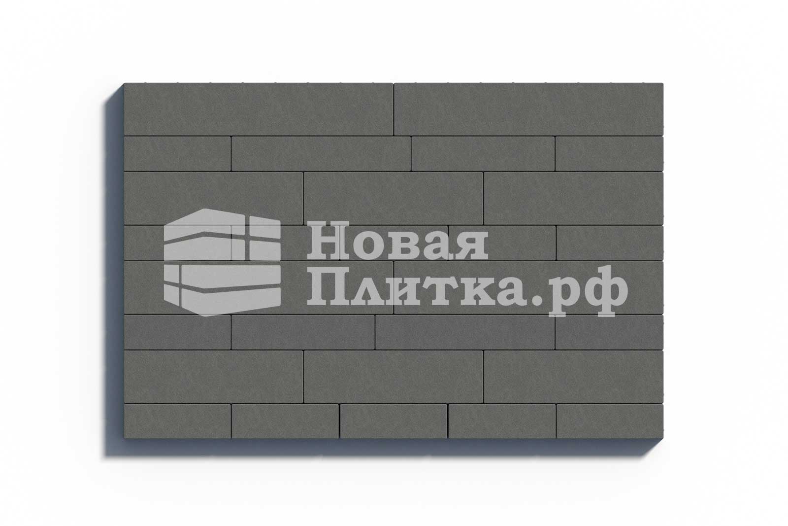 Тротуарная плитка Паркет Б.16.Псм.8 стандарт Черный