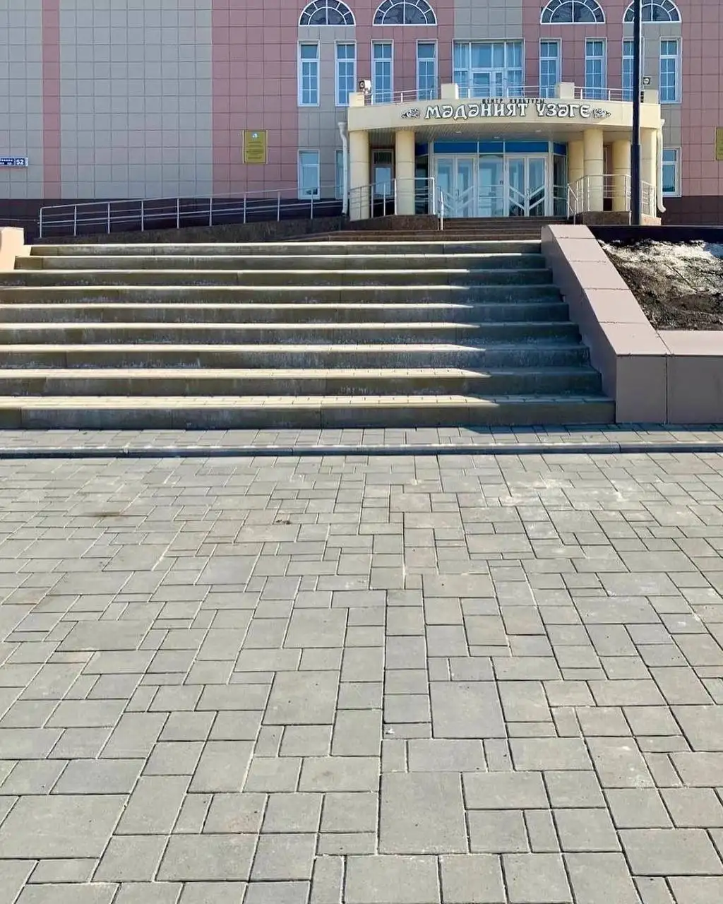 Тротуарная плитка Урбан 2.Фсм.6 комплект из 4-х камней, высота 60 мм гладкий Серый