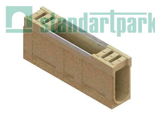 Блок монолитный водоотводный CompoMax полимербетонный ревизионный DN150 h41 кл. E 729057