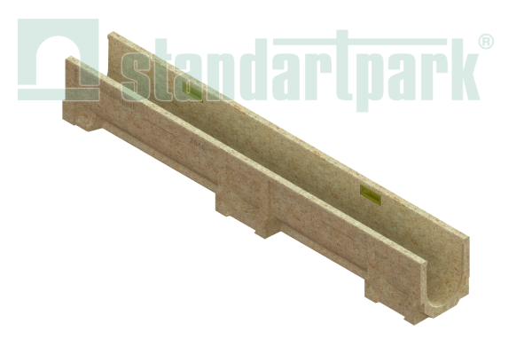 Лоток водоотводный полимербетонный CompoMax Basic DN100 h150