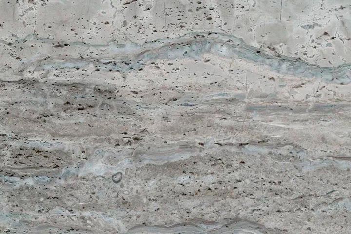 Гибкий камень Травертин Греция 4.0 1200x600 Серый