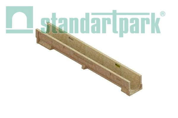 Лоток водоотводный полимербетонный CompoMax Basic DN100 h125