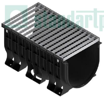 Лоток PolyMax пластиковый с решеткой ячеистой оцинкованной кл. А15 (к-т) 08900121.96