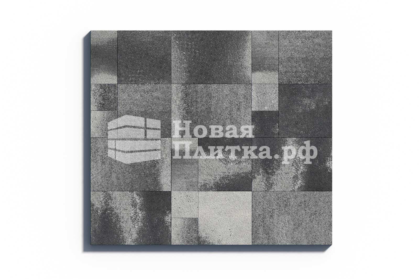 Тротуарная плитка Грандо Б.9.Фсм.6 гранит листопад Антрацит