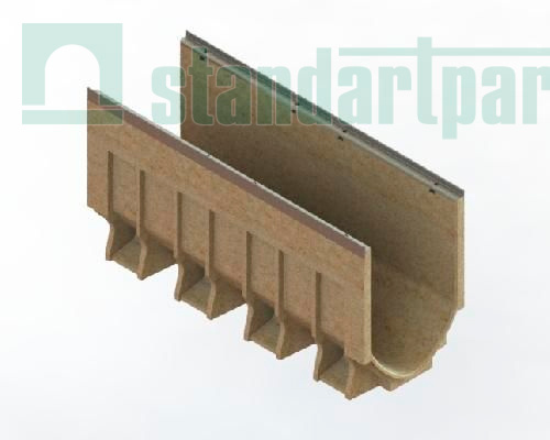 Лоток водоотводный CompoMax Drive DN300 H510 V-образный