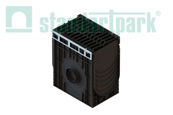 Пескоуловитель сборный PolyMax Drive DN300 H616 с чугунной решеткой шина E600 (к-т)