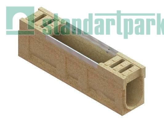 Блок монолитный водоотводный CompoMax полимербетонный ревизионный DN150 h31 кл. E 729557