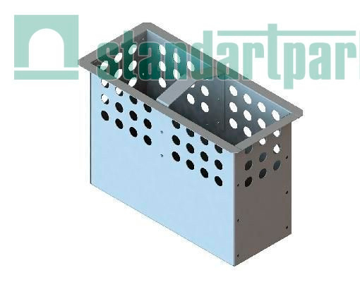 Корзина для пескоуловителя из оцинкованной стали 6159