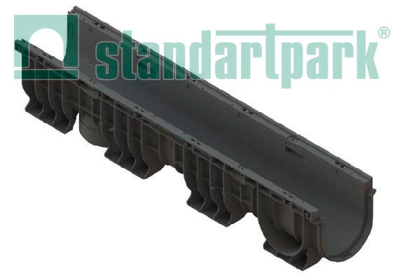Лоток водоотводный пластиковый PolyMax Basic DN150 h200
