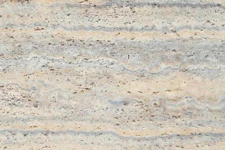 Гибкий камень Травертин Греция 4.0 1200x600 Кама Серый