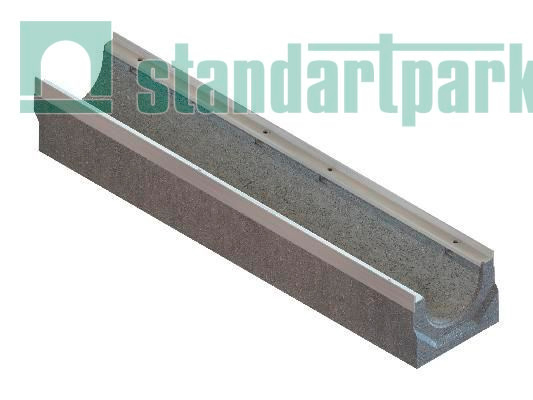 Лотки водоотводные бетонные BetoMax Drive DN150 каскадом h155-h310 под решетку кл.D400,E600