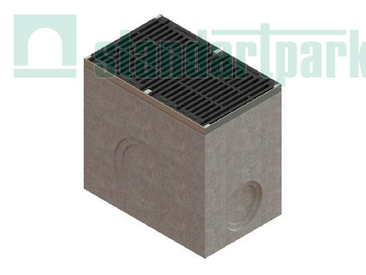Пескоуловитель секционный BetoMax DN500 бетон. с решетк. щелевой чугунной дорожной кл.Е600