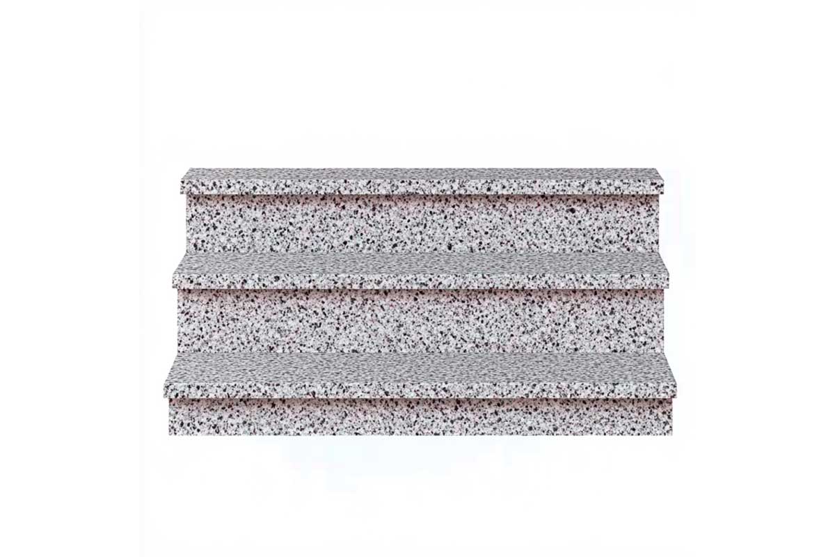 Гранитные ступени 1200x350x30  Ташмурунское Термообр., Бучарда, Фаска 5x5