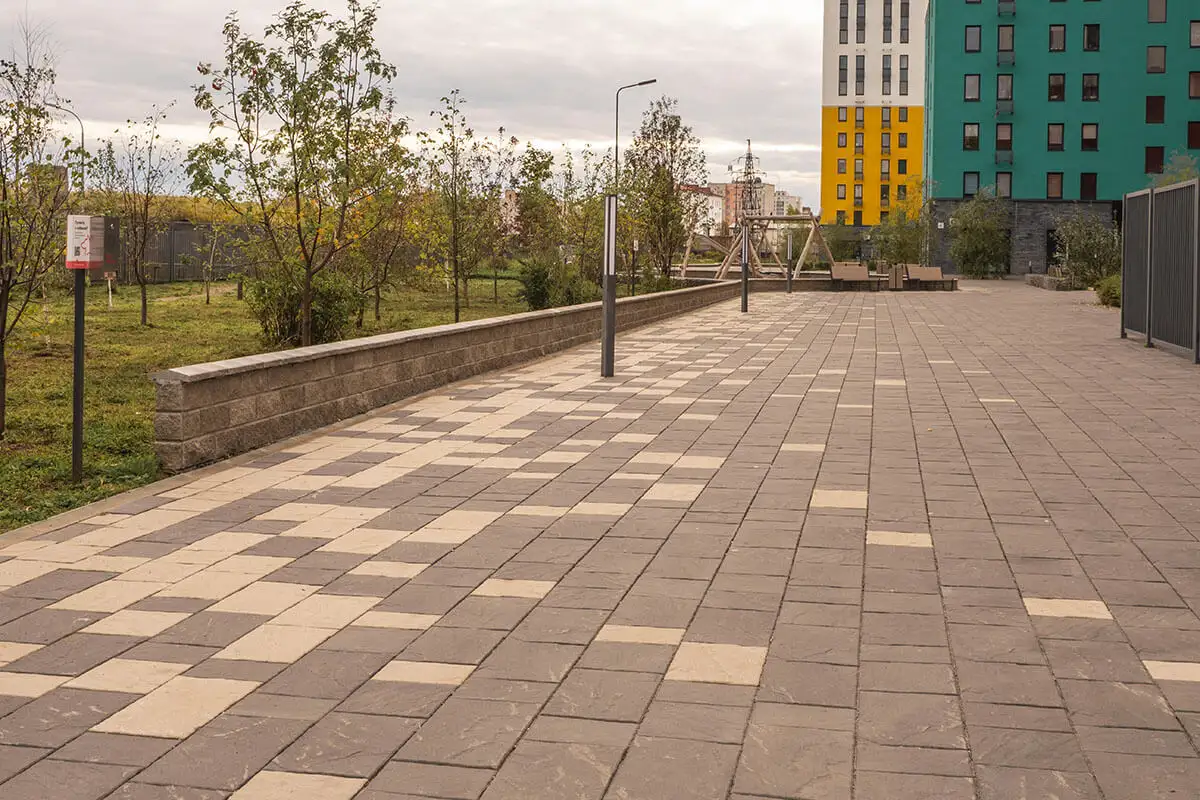 Тротуарная плитка Антара Б.1.АН.6см стандарт Черный ,арт. 1032705