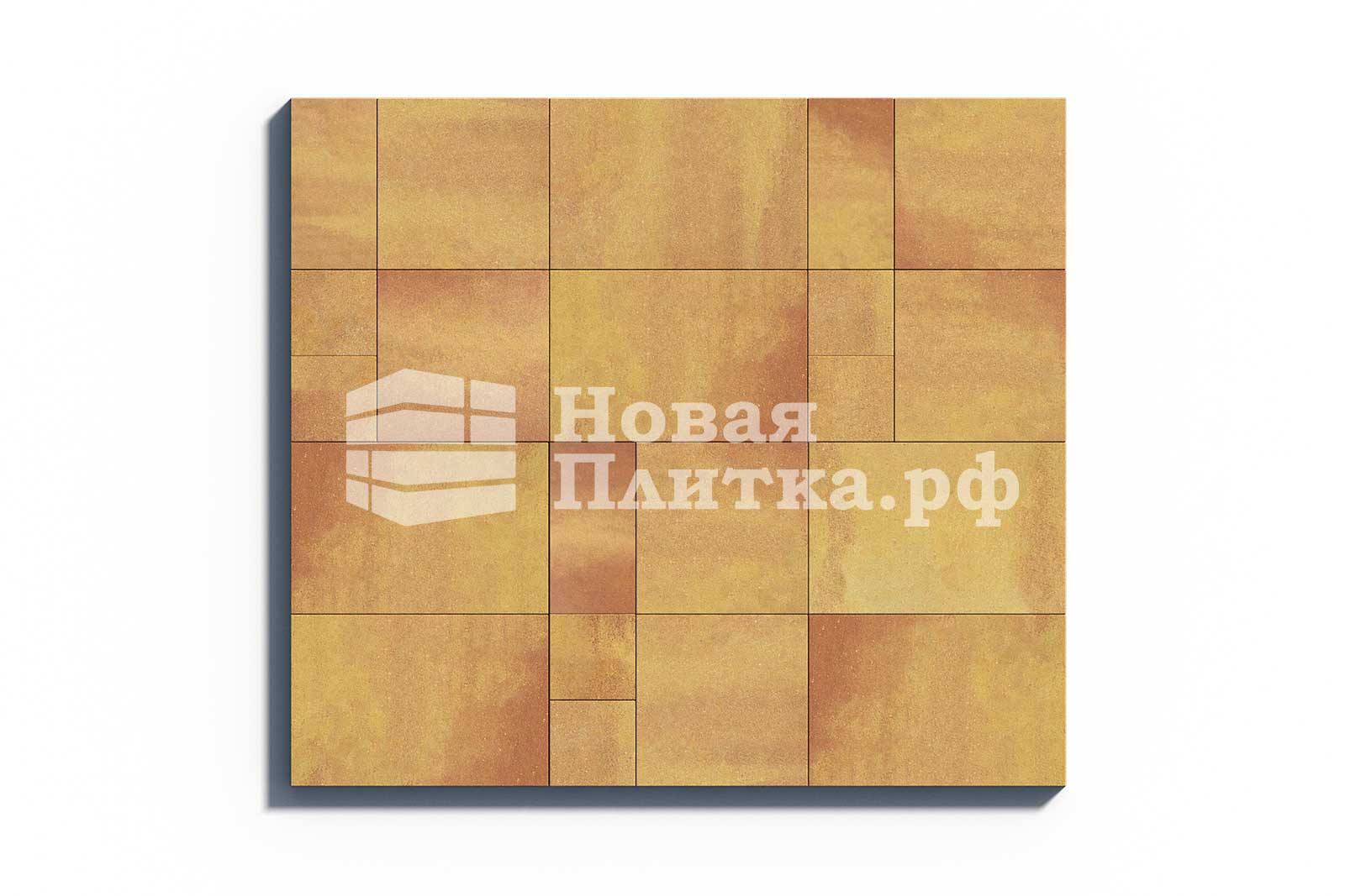 Тротуарная плитка Грандо Б.9.Фсм.6 гладкий листопад Каир