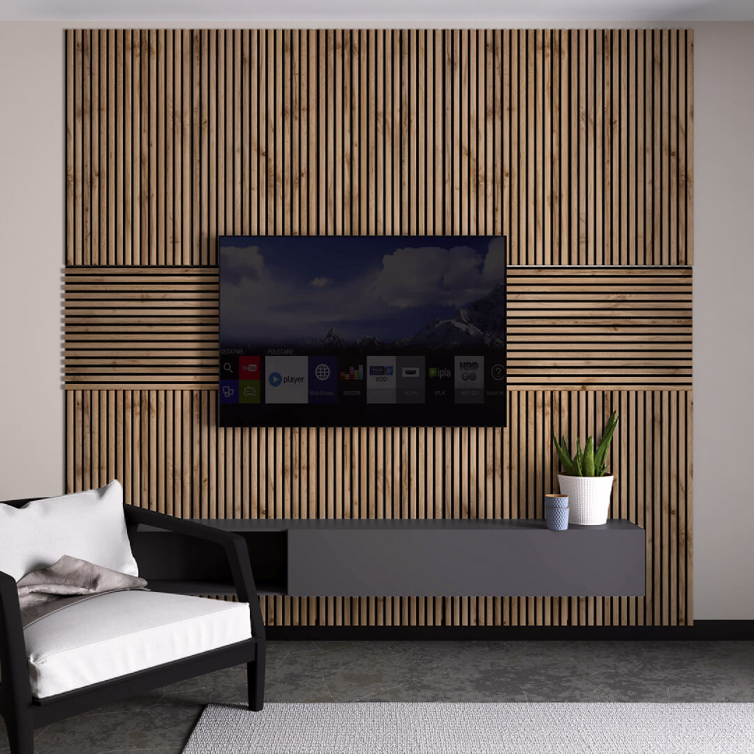 Акустическая панель Stella Trend Light Пекан 900х600х21