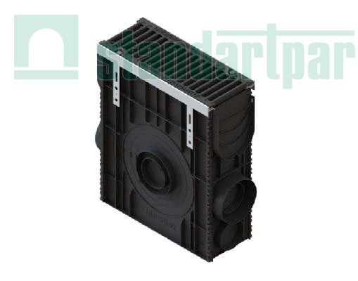 Пескоуловитель сборный DN150 пластик. PolyMax Drive с решетк. чугунной щель кл.C (к-т) 082800733