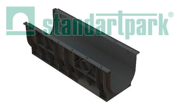 Лоток водоотводный пластиковый PolyMax Basic DN300 h354