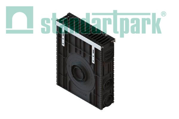 Пескоуловитель пластиковый PolyMax Drive DN100 с решеткой «щель» ВЧ кл. С250 (к-т)