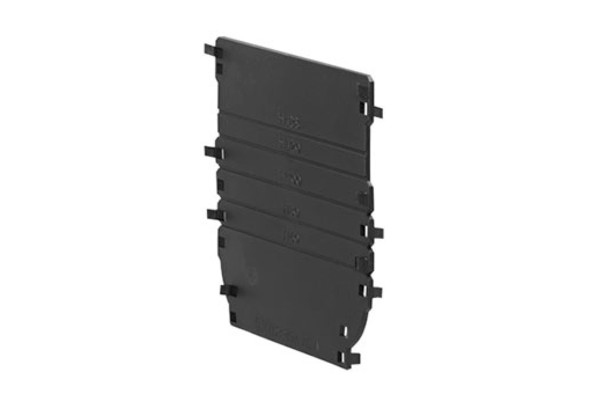 Торцевая заглушка универсальная для лотка водоотв.. Gidrolica Standart/Standart Plus DN100, пластик
