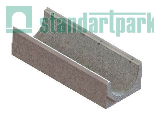 Лотки водоотводные бетонные BetoMax Drive DN300 каскадом h260-h410 под решетку кл.D400,E600