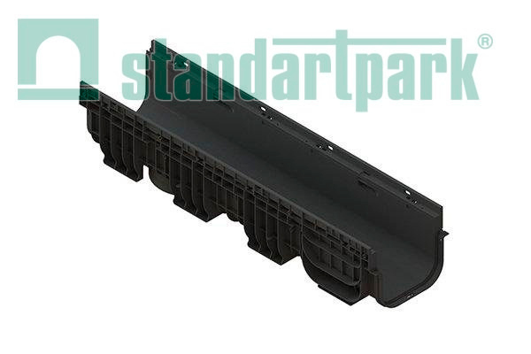 Лоток водоотводный пластиковый PolyMax Basic DN200 h200