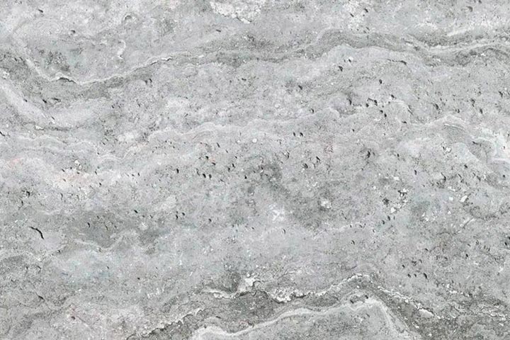Гибкий камень Травертин Рим 4.0 1200x600 Серый
