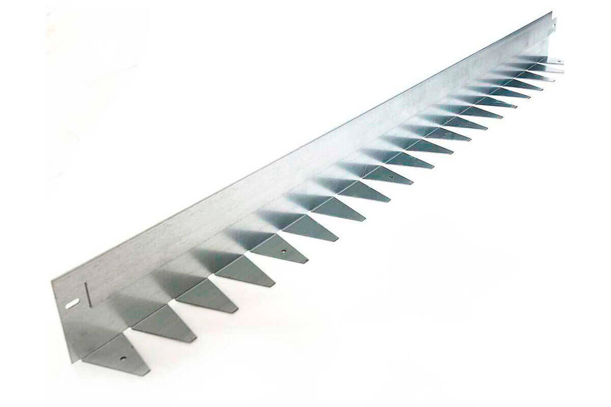 Металлический бордюр 1200*56,7*120 ТИП L 1,5мм