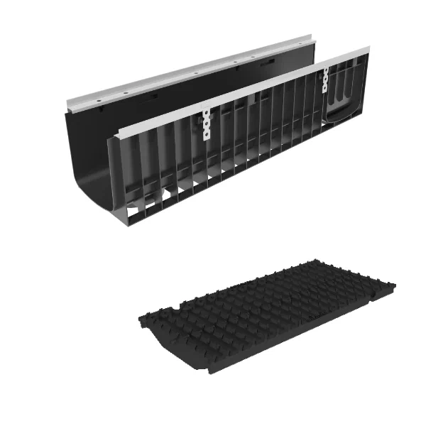 Лоток Gidrolica Super, h253, DN200, E600 пластиковый, кл. Е600 (0822)