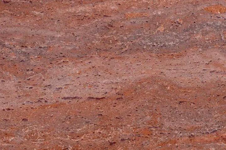 Гибкий камень Коралловый травертин 4.0 1200x600 Красный