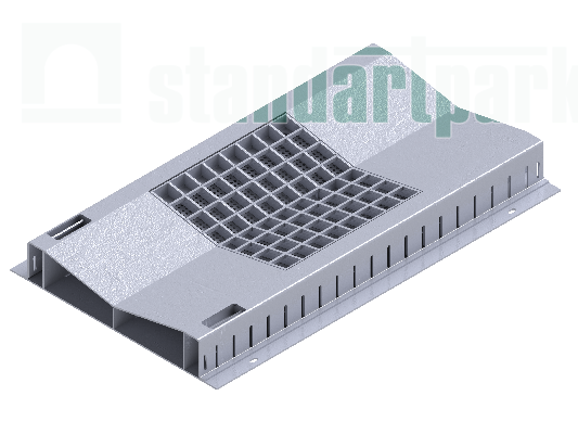 Водоотводный лоток SteelMax ТИП3