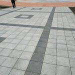 Тротуарная плитка Квадрат Б.1.К.6см 300х300х60 гранитный Белый