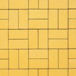 Тротуарная плитка Кирпич, 200х100х50 мм, стандарт Желтый