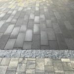 Тротуарная плитка Паркет Б.6.П.8см 600х200х80 гранитный Черный