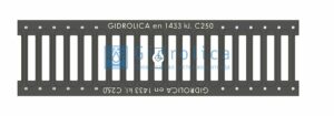 Решетка водоприемная Gidrolica Standart РВ -10.13,6.50 - щелевая чугунная ВЧ, кл. С250