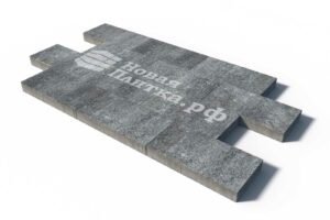 Тротуарная плитка Прямоугольная Б.5.П.8см 600х300х80 искусственный камень Шунгит