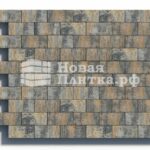 Тротуарная плитка Кирпич А.2.П.4см 200х100х40 искусств. камень Базальт