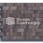 Тротуарная плитка Кирпич Б.2.П.8см 200х100х80 гладкий колормикс Хаски
