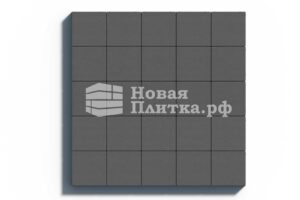 Тротуарная плитка Квадрат, 300х300х80 мм, стандарт Черный