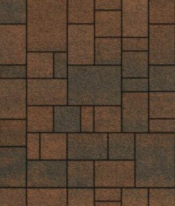 Тротуарная плитка Урбан 2.Фсм.6 комплект из 4-х камней, высота 60 мм гранитный колормикс Мустанг