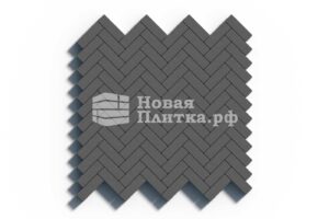 Тротуарная плитка Паркет, 240х80х70 мм, стандарт Черный