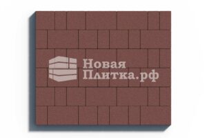 Тротуарная плитка Старый Город Б.1.Фсм.6 гранитный Красный