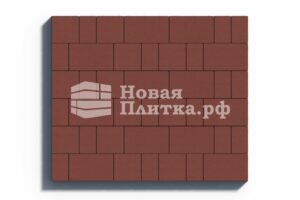 Тротуарная плитка Старый Город А.1.Фсм.4 стандарт Красный