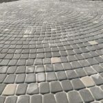 Тротуарная плитка Комплект Готика из 3-х камней, высота 80 мм, стандарт Серый
