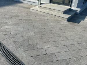 Тротуарная плитка Паркет Б.6.П.8см 600х200х80 гранитный Серый