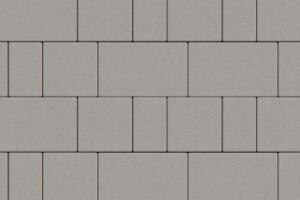 Тротуарная плитка Петра 11.Фсм.6 комплект из 4-х камней, высота 60 мм гладкий Белый