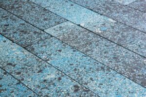 Тротуарная плитка Готика Granite FINO, Азул-Бахия, Скада без фаски, 225х150х100 мм