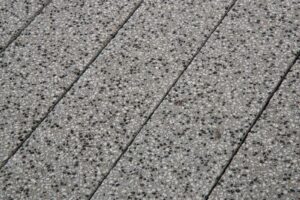 Тротуарная плитка Готика Granite FINERRO, Цветок урала, Брусчатка, 200х100х70 мм